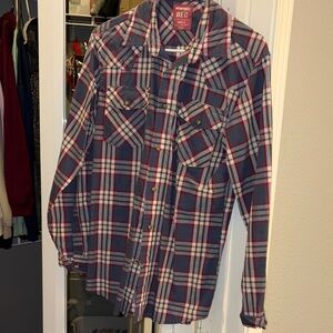 Wrangler Women's Plaid Snap Button Shirt
